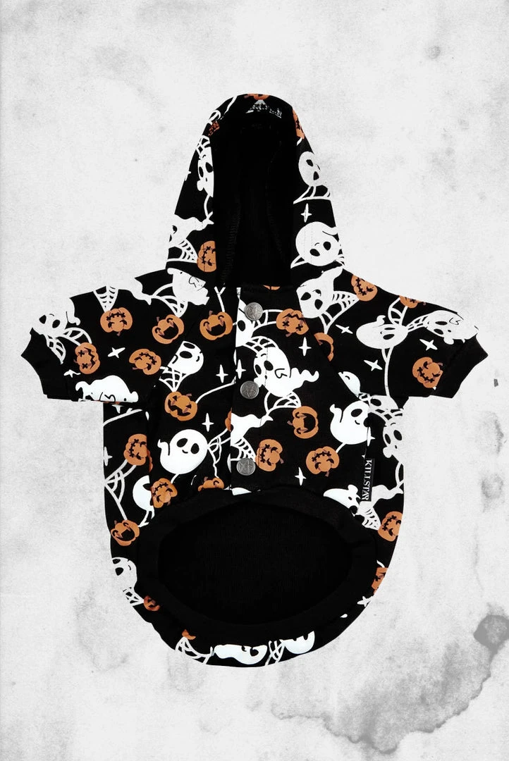 Killstar Haunted Pumpkin Pet Hoodie Pet Goods
