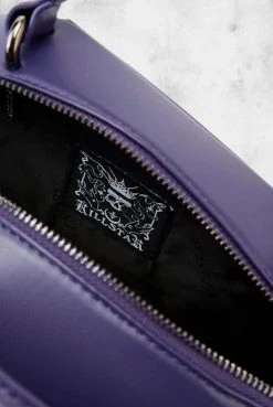 Killstar Bags Vampire's Kiss Coffin Purse (Plum)