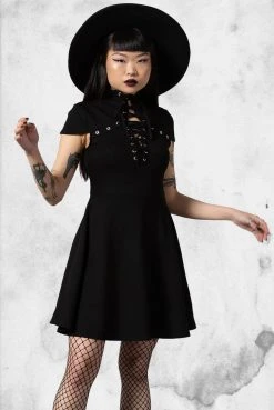Killstar Tied Up Skater Dress