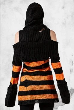Killstar Bootiful Hooded Knit Sweater Apparel