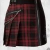 Killstar Calling Alice Mini Skirt (Tartan) Skirts
