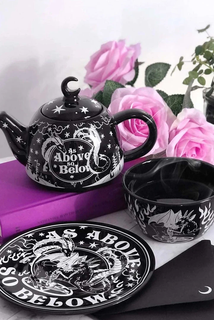 Killstar Everything Else As Above Tea Set