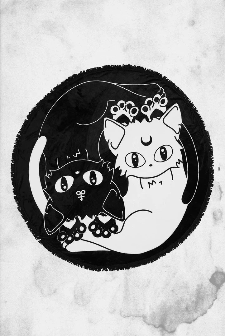 Killstar Crypt Goods Yin Yang Blanket