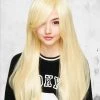 Rockstar Wigs Long Straight Light Blonde Wig Wigs / Lashes
