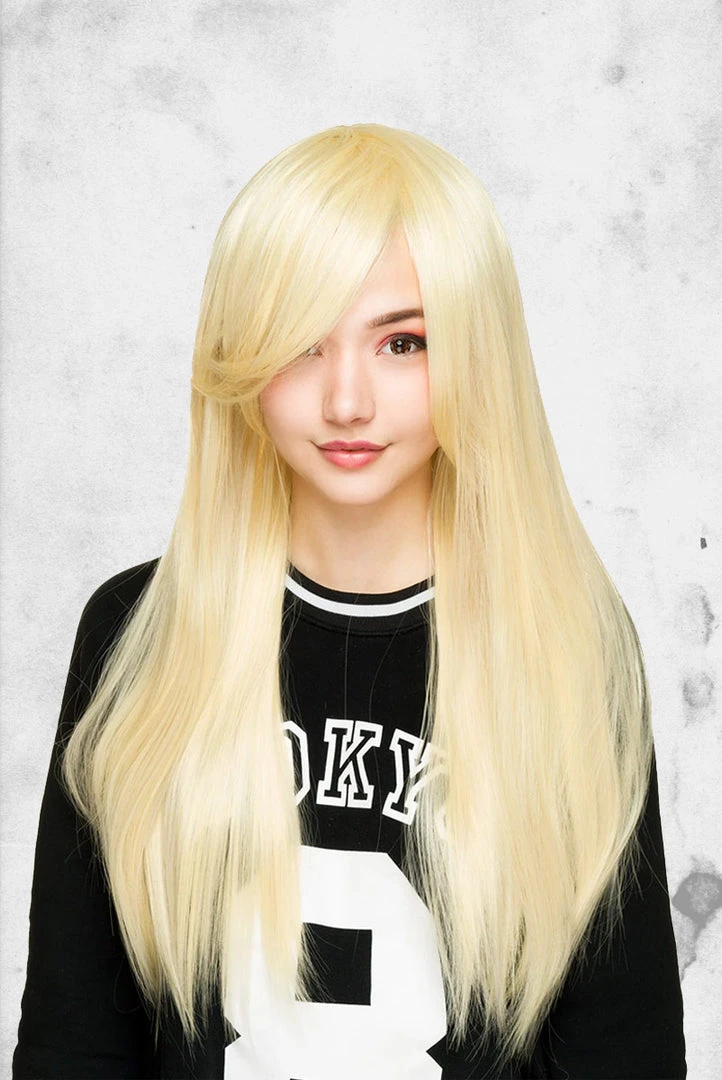 Rockstar Wigs Long Straight Light Blonde Wig Wigs / Lashes