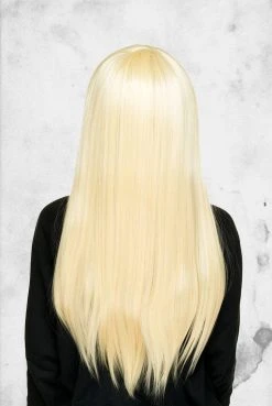 Rockstar Wigs Long Straight Light Blonde Wig Wigs / Lashes