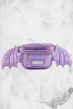 Killstar Sickly Sweet Waistbag - Holographic Lilac (Fanny Pack)