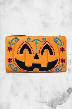 Loungefly Everything Else Halloween Pumpkin Flap Wallet