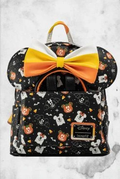 Loungefly Disney - Mickey And Minnie Mouse Spooky Mini-Backpack & Ears Headband Set