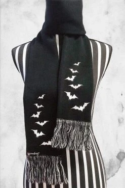 Sourpuss Scarfs, Capes & More Luna Bats Knit Scarf
