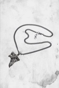 Alchemy England Dark Wolf Pendant Necklace