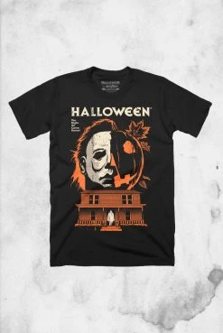 Terror Threads Apparel Halloween - Myers Game Face T-Shirt