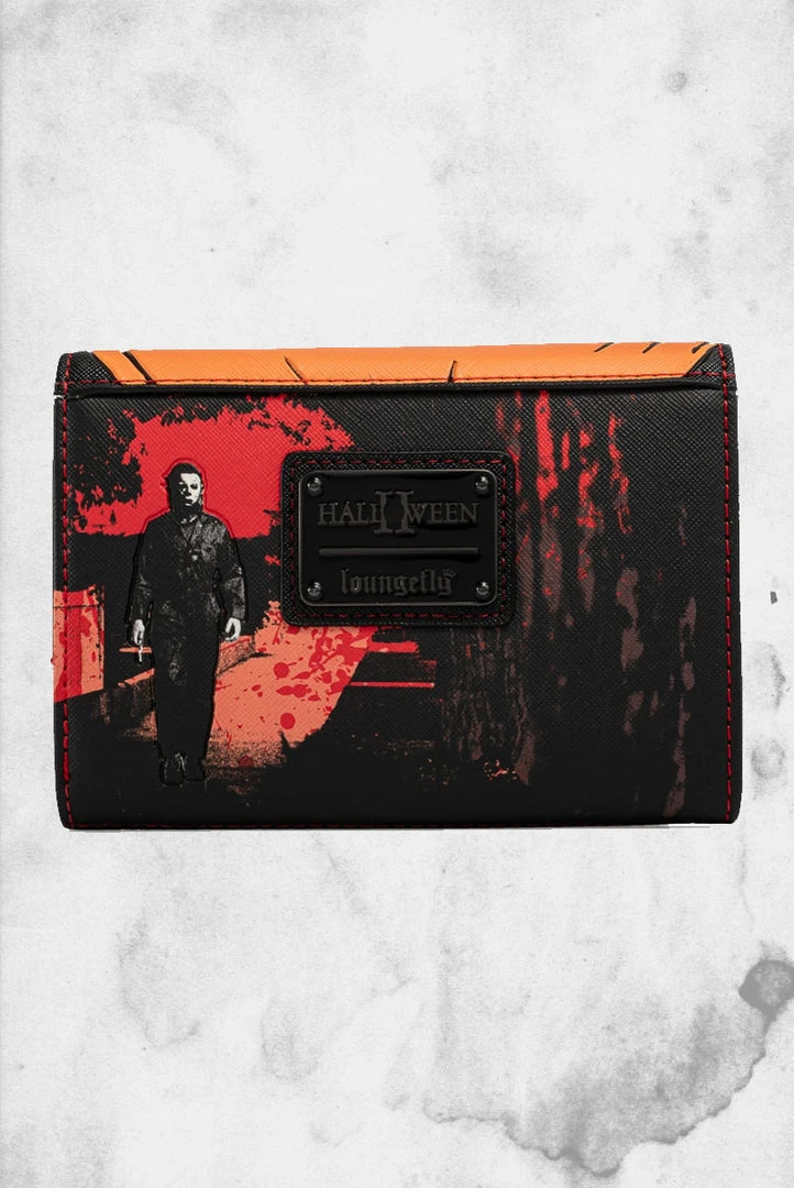 Loungefly Halloween 2 - Michael Myers Pumpkin Tri-Fold Wallet