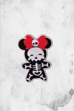 Spooksieboo Pins & Patches Mouse Skeleton - Fantasy Patch