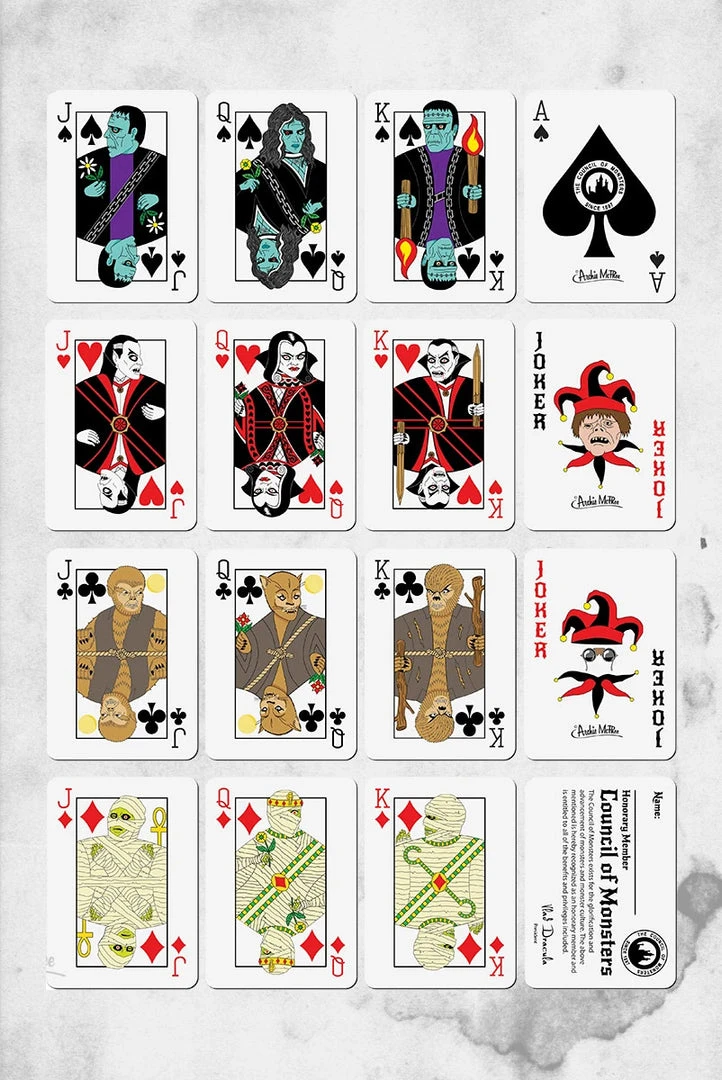 McPhee Council Of Monsters Playing Cards Everything Else