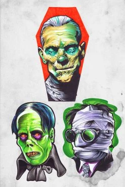 Trick Or Treat Studios Universal Monsters Paper Decor (Series 1)