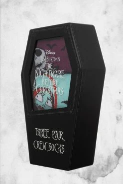 BioWorld The Nightmare Before Christmas Coffin Socks (3-Pack) Tights / Socks