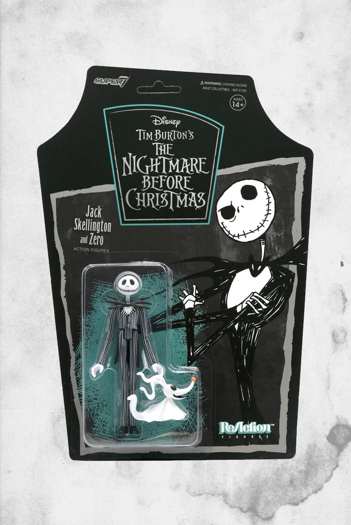 Super7 ReAction - The Nightmare Before Christmas - Jack Skeleton Props & Collectibles