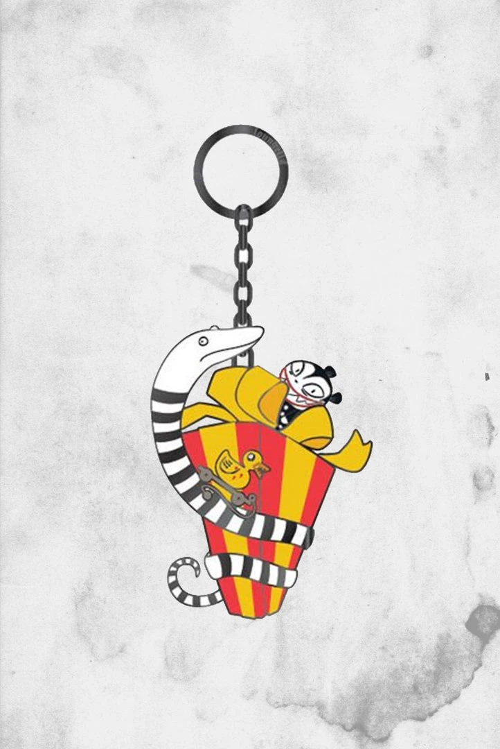 Loungefly Nightmare Before Christmas - Scary Teddy Keychain