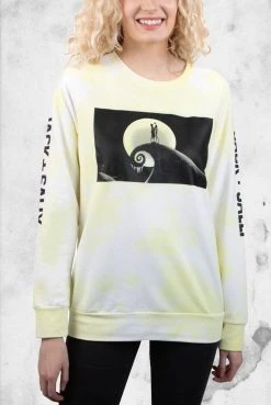 BioWorld The Nightmare Before Christmas - Tie Dye Sweatshirt Womens