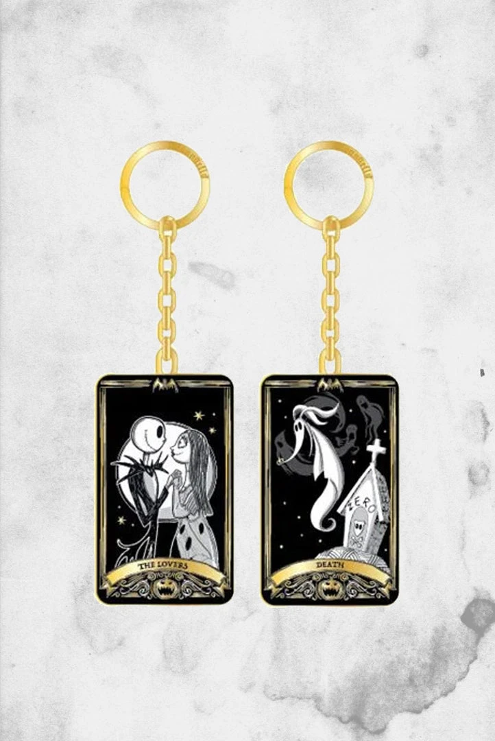 Loungefly Nightmare Before Christmas - Tarot Card Keychain