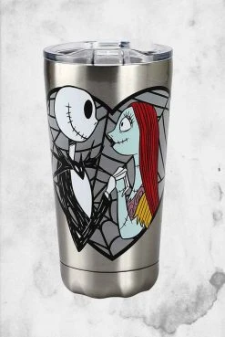 BioWorld The Nightmare Before Christmas - Jack & Sally Stainless Steel Cup Everything Else