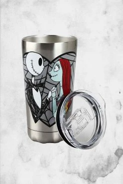 BioWorld The Nightmare Before Christmas - Jack & Sally Stainless Steel Cup Everything Else