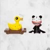 EE The Nightmare Before Christmas - Scary Teddy & Killer Duck Salt & Pepper Shaker Set Crypt Goods