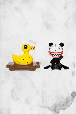 EE The Nightmare Before Christmas - Scary Teddy & Killer Duck Salt & Pepper Shaker Set Crypt Goods