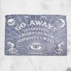 Kreepsville Crypt Goods Go Away (Glow In The Dark) Throw Fleece Blanket