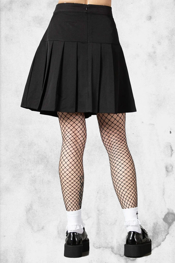 Killstar No Lip Pleated Skirt Skirts