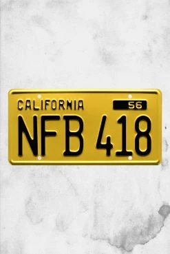 Celebrity Machine Psycho - Marion Crane's Ford Plate