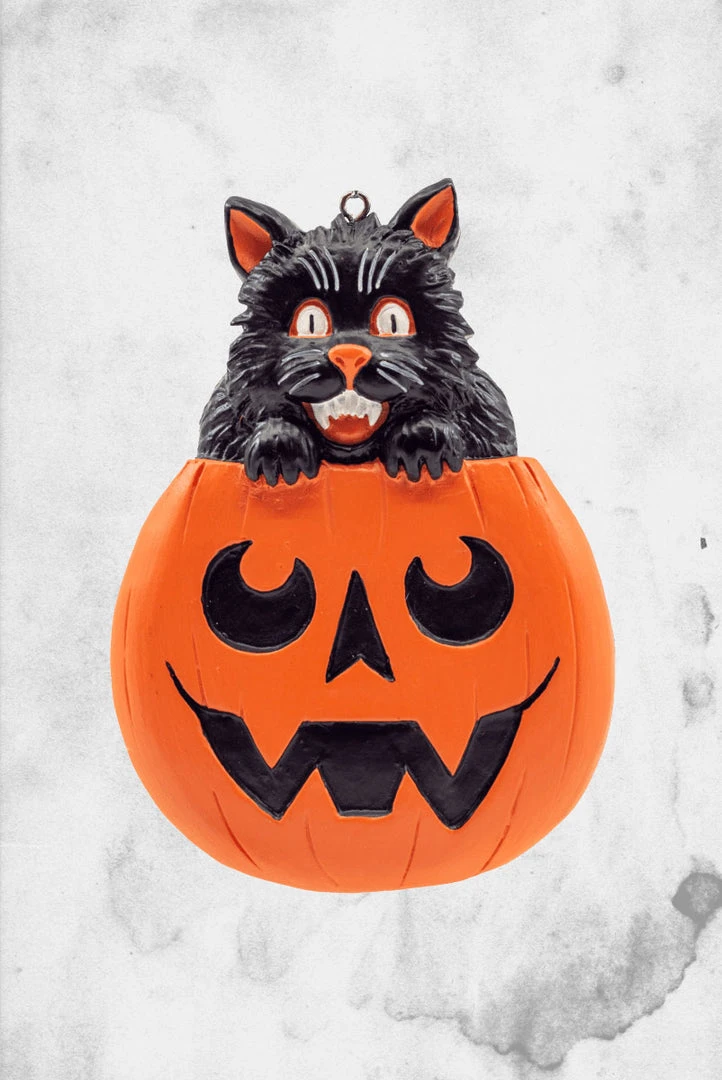 HorrorNaments Pumpkitty - Flatback Ornament