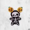 Spooksieboo Pins & Patches Pumpkin Mouse Skeleton - Fantasy Patch