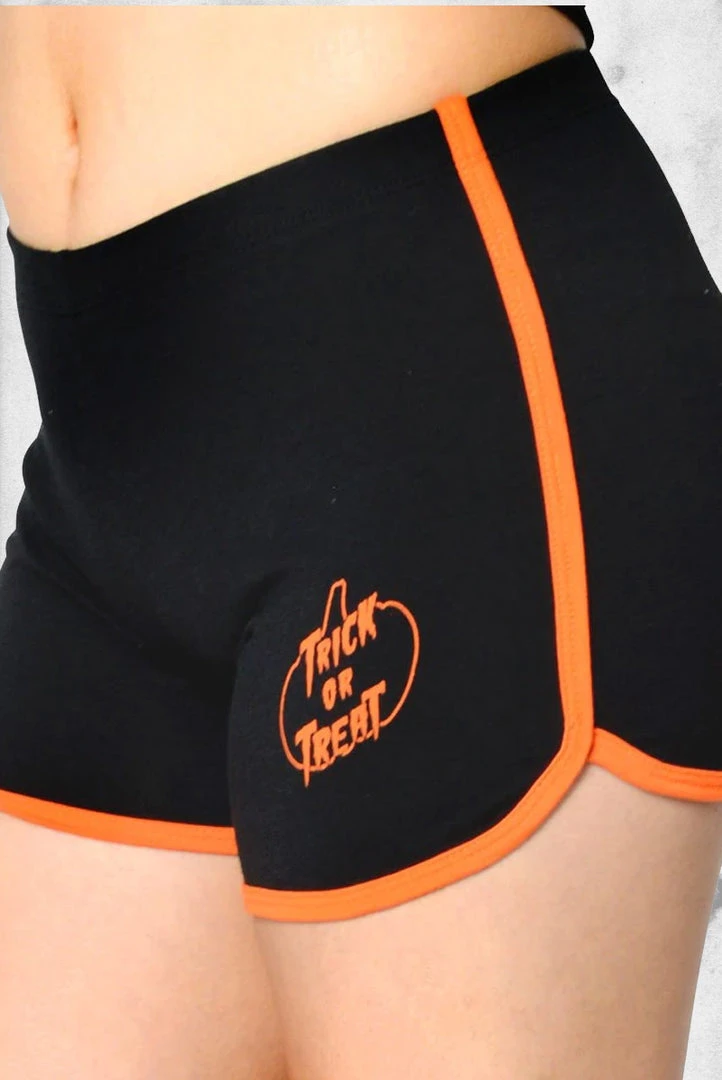 Kreepsville Pumpkin Trick Or Treat Shorts Skirts