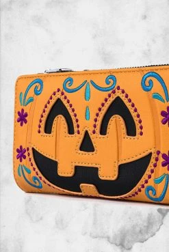Loungefly Everything Else Halloween Pumpkin Flap Wallet
