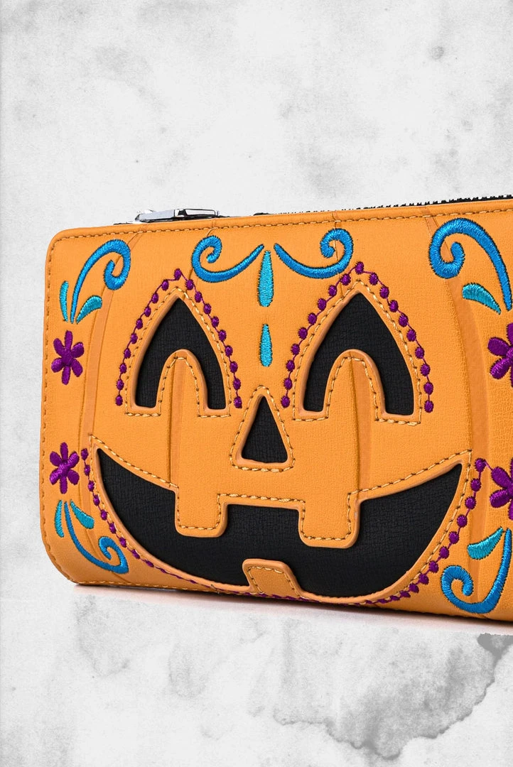 Loungefly Everything Else Halloween Pumpkin Flap Wallet