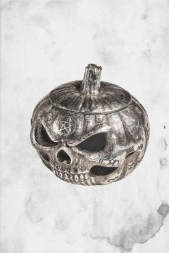 Alchemy England Pumpkin Skull Pot