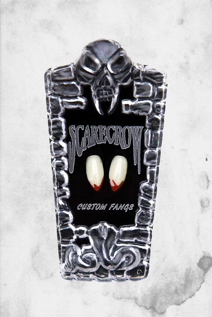 Scarecrow Masks & Costumes Blood Tipped Classic Deluxe Fangs