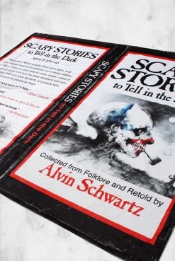 Creepy Company Scary Stories Book Throw Blanket Crypt Goods