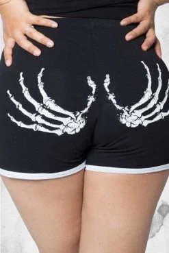 Kreepsville Skeleton Hand Shorts Skirts