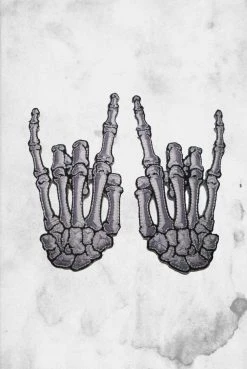 Kreepsville Skelli Hands Patch (Pair)