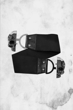 Kreepsville Elastic Waist Belt - Skull