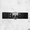 Kreepsville Elastic Waist Belt - Skull