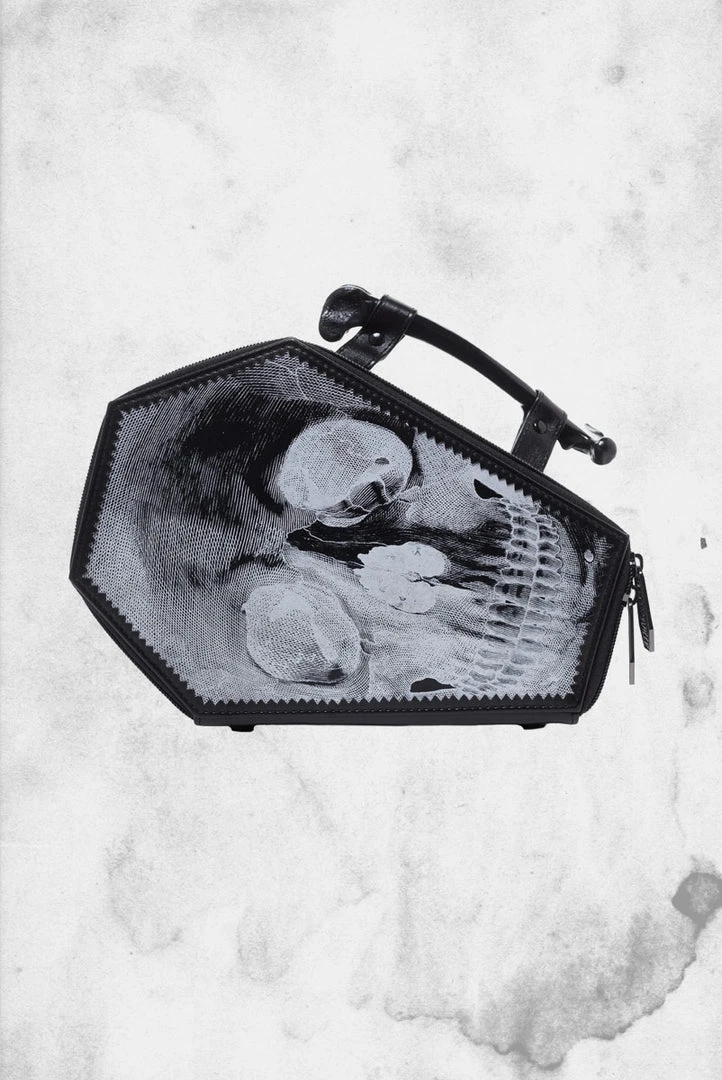 Kreepsville Anatomical Skull Coffin Purse Bags