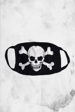 Kreepsville Fabric Face Masks Skull & Cross Bones - Face Mask