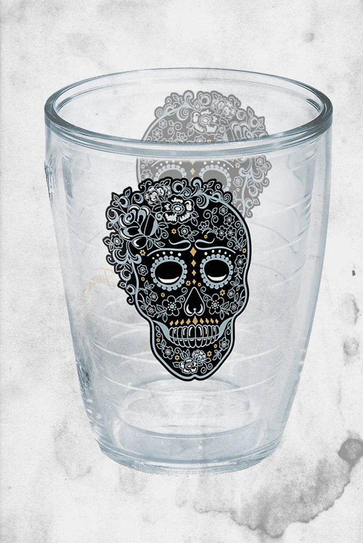 Fiesta - Skull And Vine - Wine Tumbler