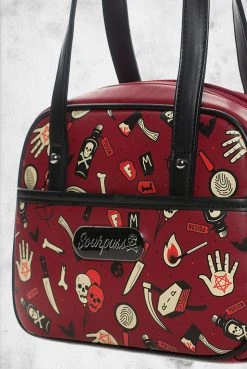 Sourpuss Bags True Crime Mini Bowler Purse