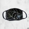Kreepsville Spiderweb Silver Foil - Face Mask