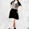 Sourpuss Dresses & Bottoms Nokturnal Bats Raglan Skater Dress